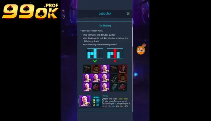 Nổ Hũ Alita – Game Slot Chiến Binh Người Máy Hấp Dẫn 3 Luật chơi Alita cơ bản
